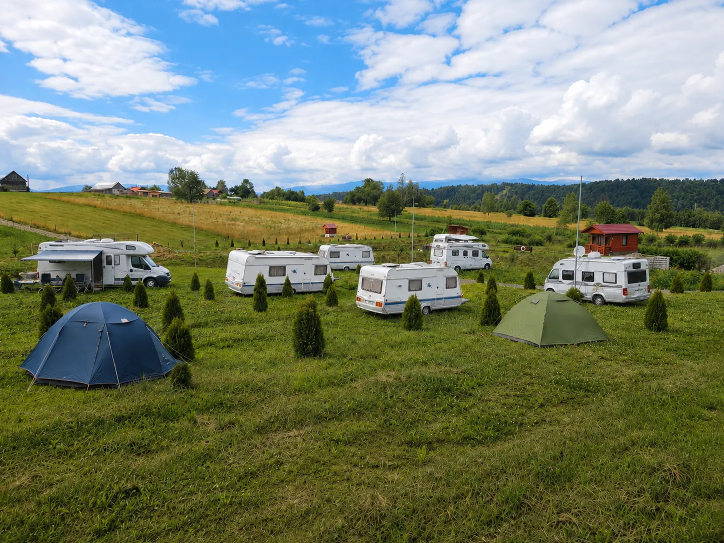 Parc de rulote și camping Campingplatz Vilcan în Harghita
